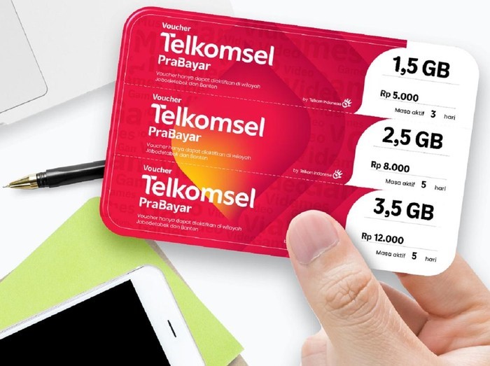 Update Maret 2022, Deretan Paket Voucher Fisik Internet dari Telkomsel Prabayar